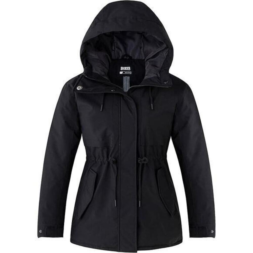 NWT Skieer Womens Waterproof Ski Jacket Hooded Winter Puffer Jacket Warm Snow- S